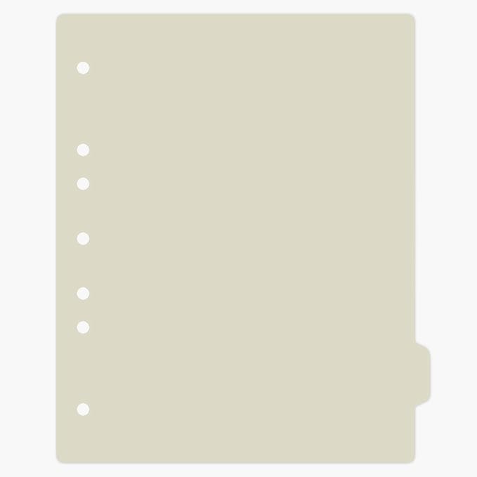 Carstens - Heavy Duty Plastic Ring Binder Dividers, Side Tab, 1/9 Cut, Tab 8 Position, US Letter, Pale Green, Case of 50, (2618-17CS) - Ideal Medical Chart Dividers or Index Tabs for 3 Ring Binders