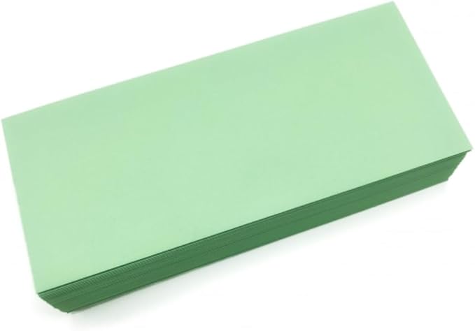 Limited Papers (TM) No. 10 Regular Standard Mailing Envelope - Pastel - Soft - 24 Pound (4.8 inch x 9.5 inch) - Announcement, Invoices, Checks, Letters, Contracts, Business Envelopes (Green, 500)