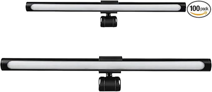 Computer Light with Clamp, Desk Lamp, Lamps for Office, 5500K Ultra Bright Adjustable Dimming, Desk Lights for Computer, Outdoor use.