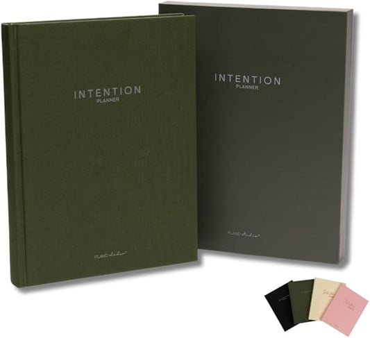 Pland Studio 90-Day Productivity Planner – Forest Sage Hardcover | Undated Daily Journal with Habit Tracker, Vision Board, and Focused Goal Setting for Entrepreneurs, Creatives & Busy Professionals