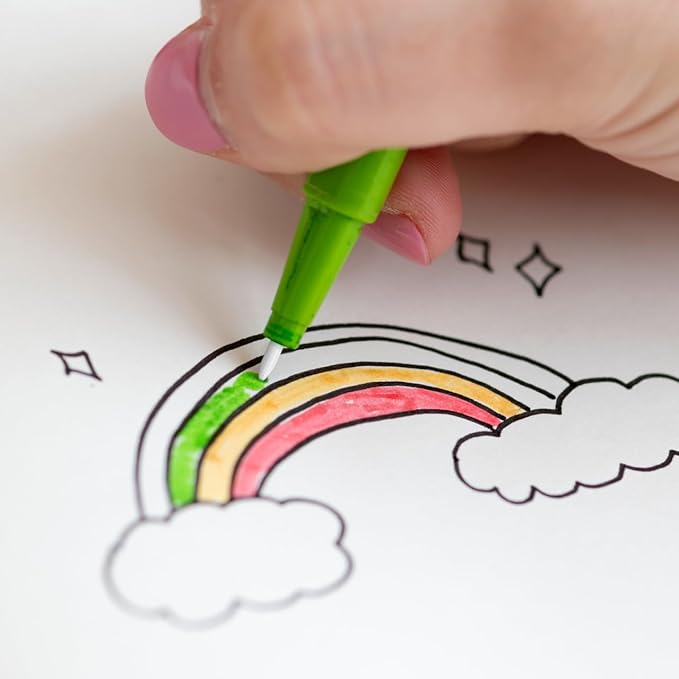 STOBOK 20Pcs 0.7mm Acrylic Paint Marker Replacement Nibs - Refillable Nylon Pen Tips for Paint Markers, White