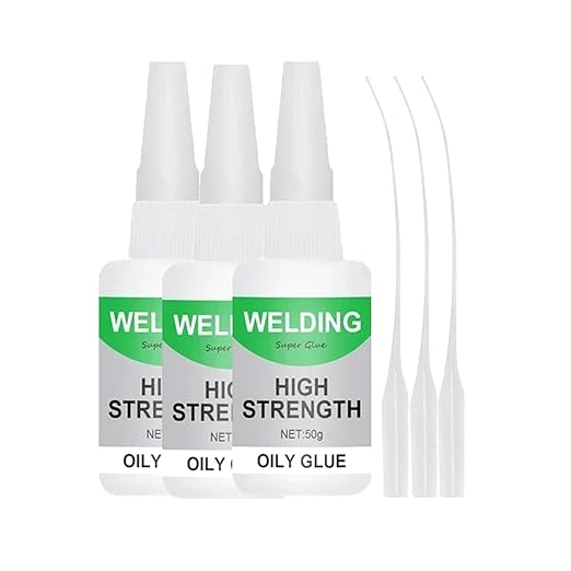 Welding High-Strength Oily Glue, 2025 Upgrade Super Glue, Multipurpose Universal Glues for Household Use, Industrial Glues for Repair Professionals(3PCS)