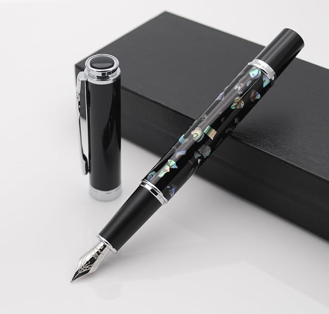 JINHAO 8802 Fountain Pen F Nib (Shell Carving - 2)