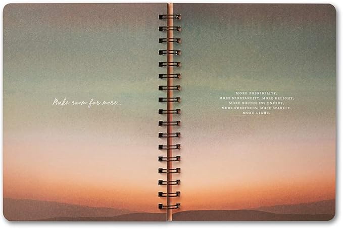 Compendium Spiral Notebook - You are here. Now, everything is possible. — A Designer Spiral Notebook with 192 Lined Pages, College Ruled, 7.5”W x 9.25”H