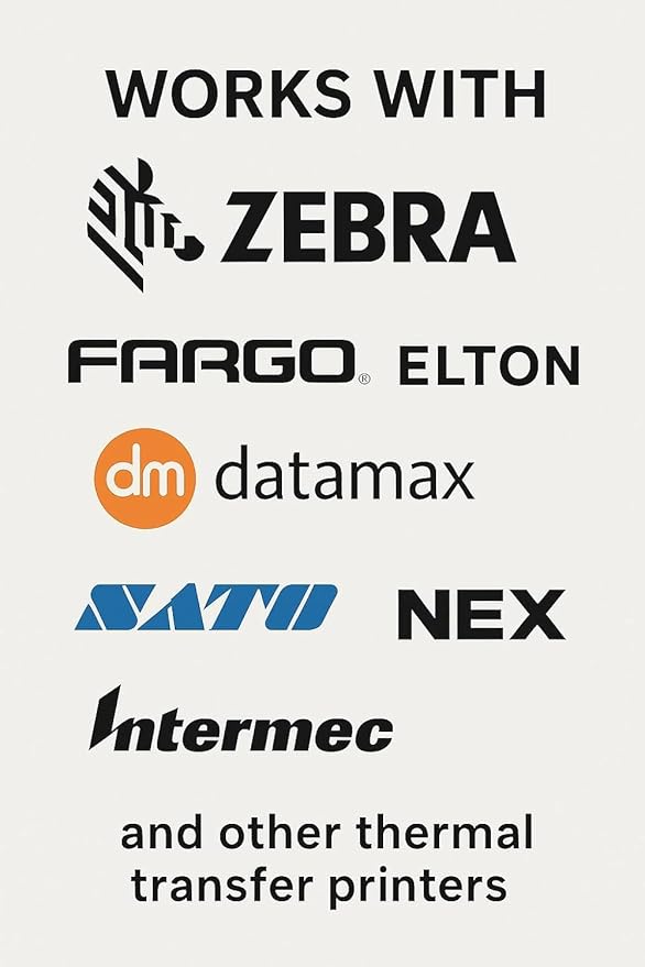 Compulabel 4" x 6" Direct Thermal Labels, White, 3" Core, Perforated, Permanent Adhesive, 3 Rolls, 1000 Labels per roll, 3000 Total