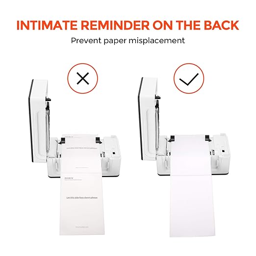 MUNBYN Thermal Direct Shipping Labels, 4x6 Labels for Thermal Printer, 500 Sheets/1 Rolls, Commercial Grade