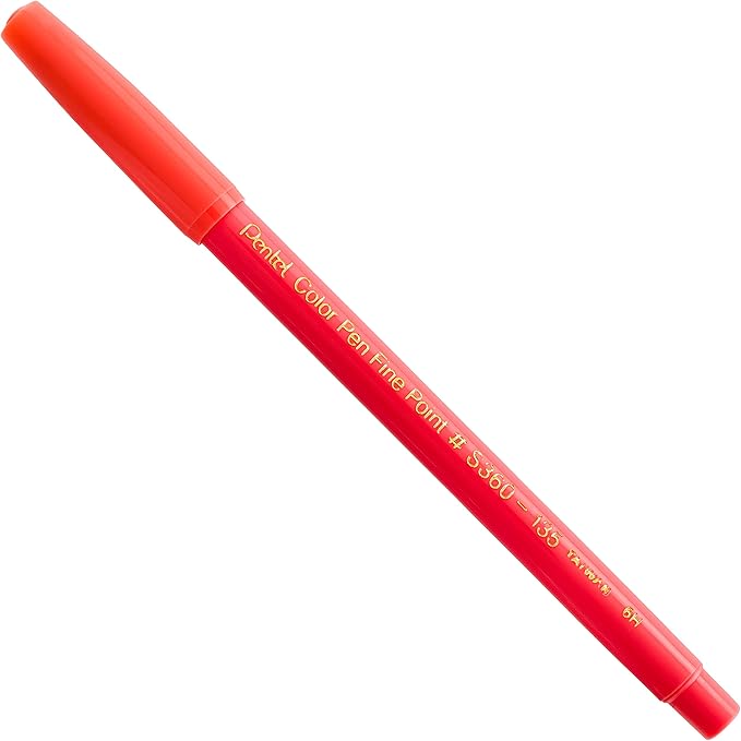 Pentel Color Pen, Set of 36, Assorted (S360-36)(Pack of 24, 864 Count Total)