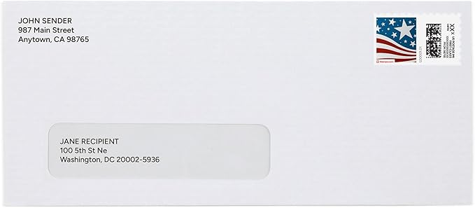 Star Spangled NetStamps 1200-Pack (50 Sheets) Printable Postage Labels (Stamps.com Subscription Required) - Print Approved Postage - Inkjet & Laser Printers - Business, Personal, Home