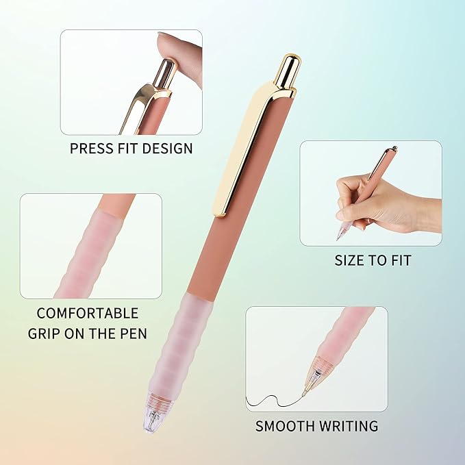 Pens Ballpoint 18-pcs Pens Medium Point Smooth Writing Pens Bulk Pens Black Ink 1.0 mm Journaling Pen Office Supplies for Women & Men