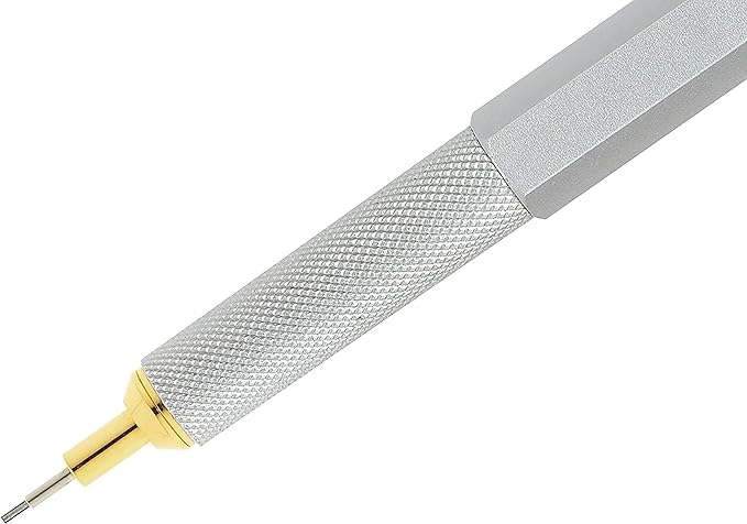 rOtring 800 Mechanical Pencil, 0.7 mm, Silver Metal Barrel