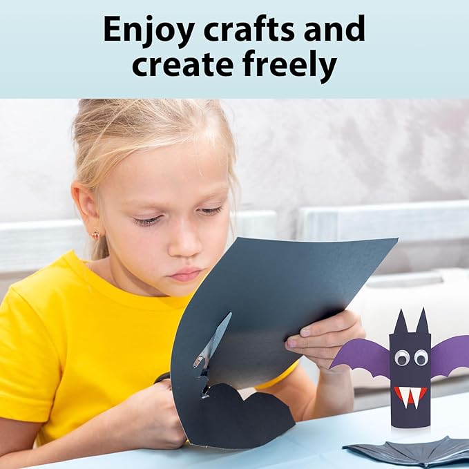 OcePor 100 Sheets Black Cardstock 11” x 17”, 92lb/250gsm Card Stock, Thick Card Stock Paper, Heavy Cardstock Paper for Printer, Resume, Scrapbooks, Art, Crafts, Business Cards