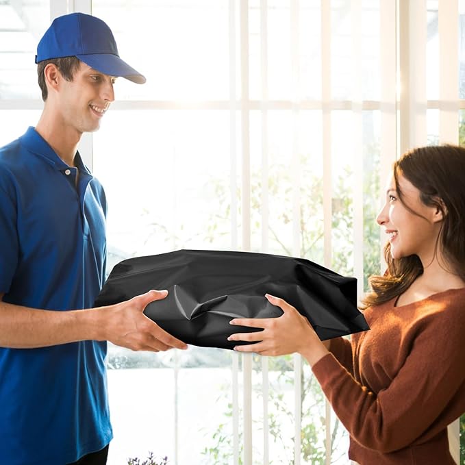 Poly Mailers 14.5x19, Large Poly Mailers 100 Pack, Shipping Mailers with Self Seal Adhesive, Waterproof and Tear-Proof Mailers Poly Bags for Small Business (Black)