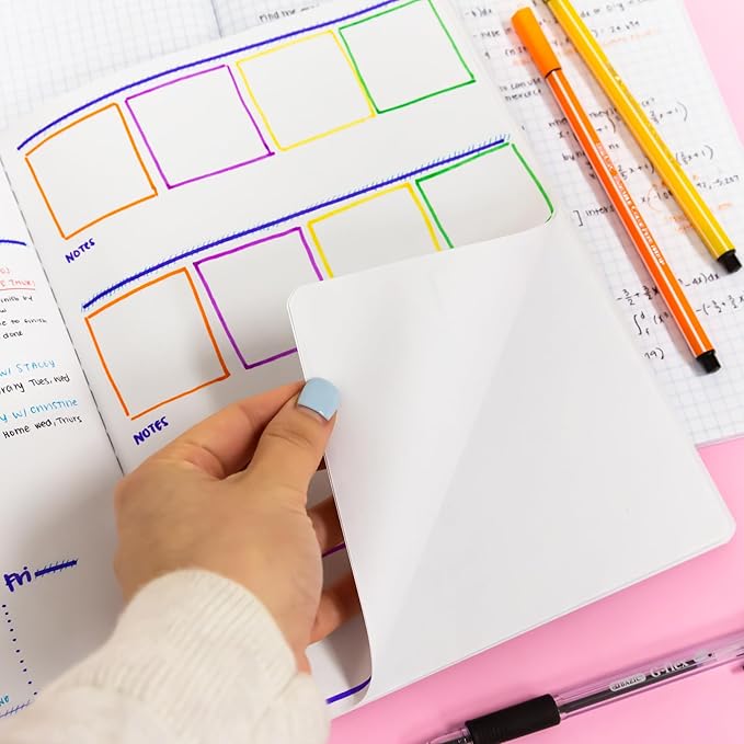 BAZIC Composition Book Blue Marble Unruled Ruled 100 Sheet Notebook, Blank Page Journal Comp Notebooks for School, 2-Pack