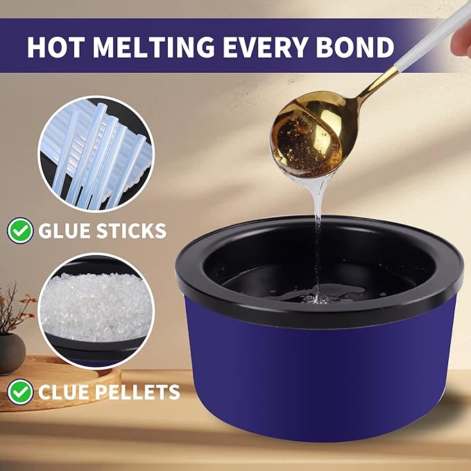 Hot Melt Glue Pellets Pan Glue Pellets, 1 lb, Low Draw, for use with the ZFYOUNG Glue Frying Pan, Great for crafts and DIY projects, no glue gun required