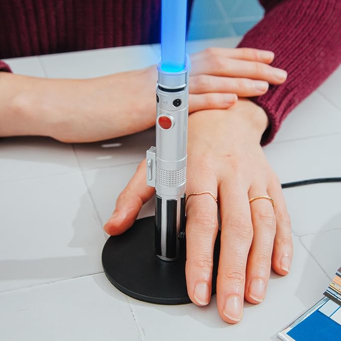 Star Wars Luke Skywalker Lightsaber 12-Inch Desktop LED Mood Light for Nightstand Table
