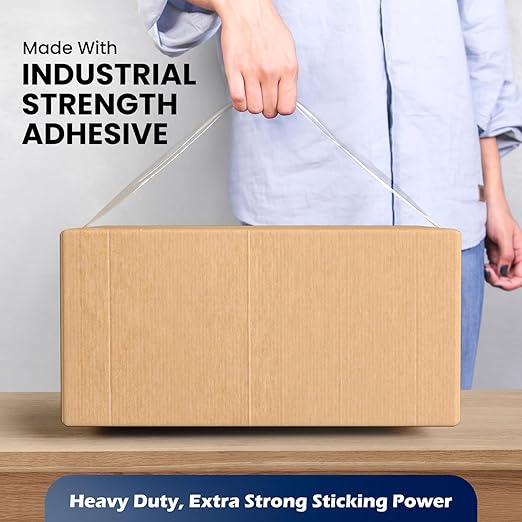 12 Rolls | 2.4 mil Clear | 65 Yards Each (780 Yards Total) | 2" Premium Packing Tape Heavy Duty Packaging Tape for Shipping Moving Stronger Thicker