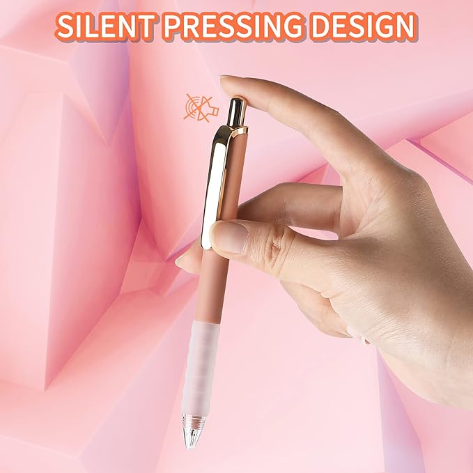 Pens Ballpoint 18-pcs Pens Medium Point Smooth Writing Pens Bulk Pens Black Ink 1.0 mm Journaling Pen Office Supplies for Women & Men