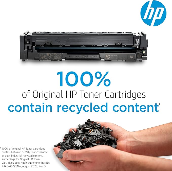 HP 206X Yellow High-yield Toner Cartridge | Works with HP Color LaserJet Pro M255, HP Color LaserJet Pro MFP M282, M283 Series | W2112X