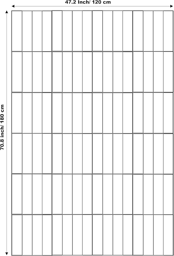 Large Cork Board Alternative - 24-Pack Felt Wall Tiles with Safe Removable Adhesive Tabs, Cork Wall Tiles Bulletin Board Home Office Essentials - Gray Black