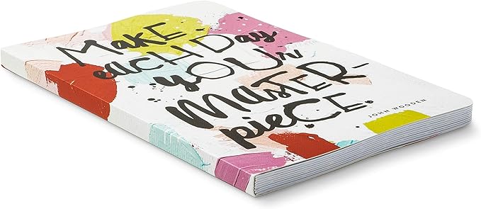 Compendium Softcover Journal - Make each day your masterpiece. – A Write Now Journal with 128 Lined Pages, 5″W x 8″H