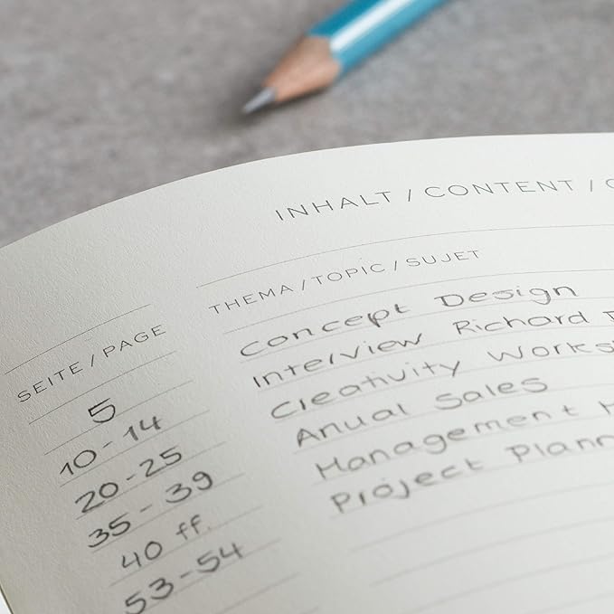 LEUCHTTURM1917 - Notebook Hardcover Composition B5-219 Numbered Pages for Writing and Journaling (Black, Dotted)