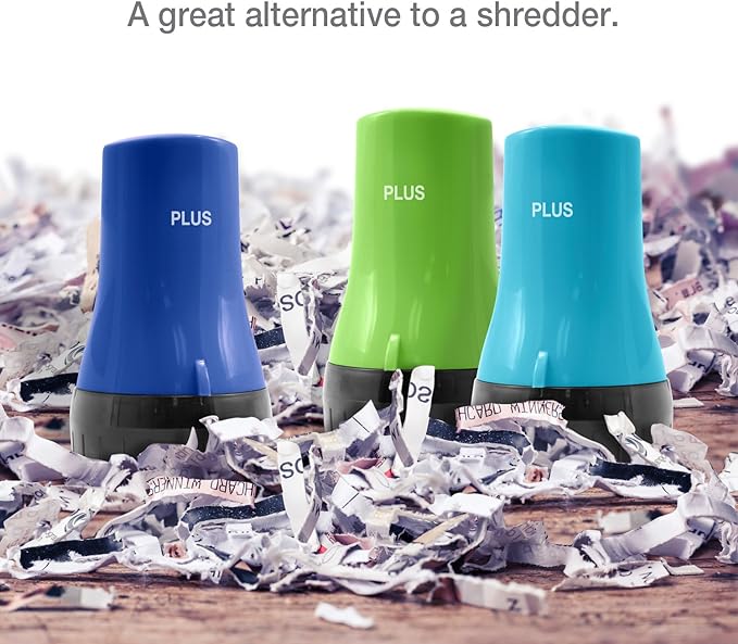 Guard Your ID Wide Advanced Roller 2.0 Identity Theft Prevention Security Stamp Blue