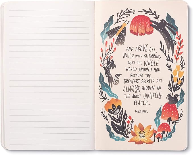 Compendium Softcover Journal - The universe is full of magical things. – A Write Now Journal with 128 Lined Pages, 5″W x 8″H