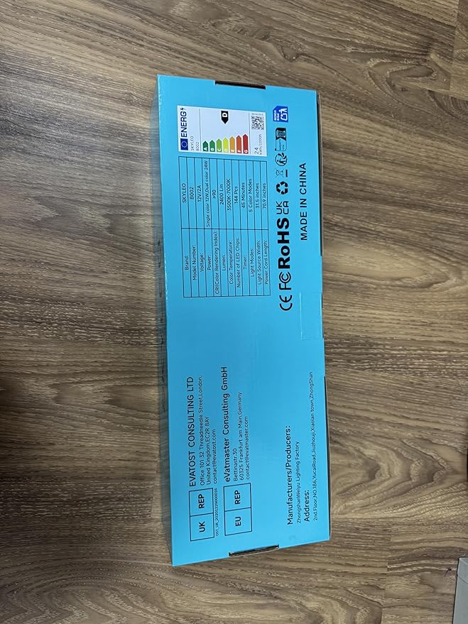 SKYLEO Led Desk Lamp for Home Office - 2400LM Ultra Bright Desk Light -Eye Caring Desk Lamp with Clamp - Adjustable Office Lamp with Remote Control- Easy Installation - 24W Black