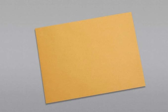 Limited Papers (TM) Booklet Envelopes, (Open Side) Brown Kraft, Gummed Seal, 28 Pound, Heavyweight, For Mailing And More. (100, 11 x 13)