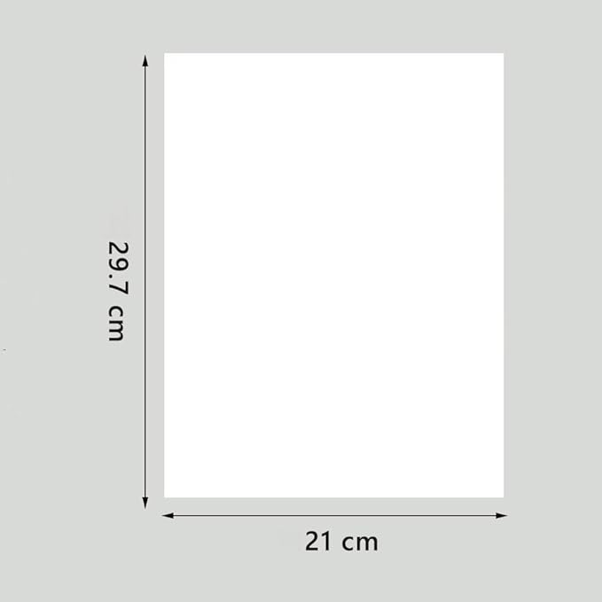 A4 Origami Paper White 100 Sheets, 8.27×11.7 inch Double Sided Color Easy Fold Big Origami Paper A4 Colored Copy Papers Thin 70gsm for Beginners, DIY handwork Art and Craft Projects (210 x 297 mm)