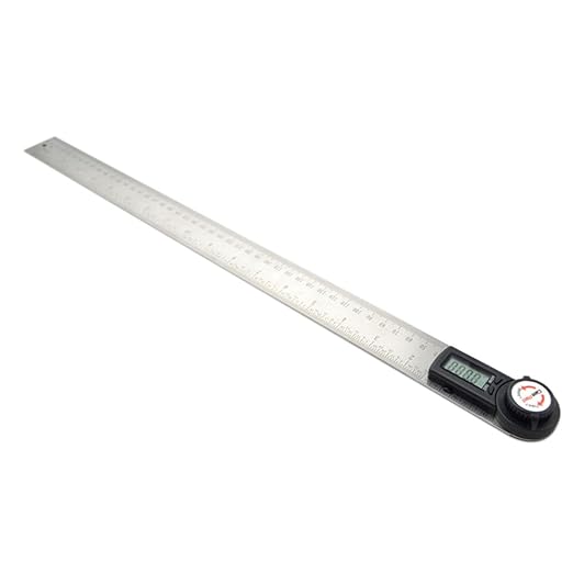 GemRed 82305 Stainless Steel Digital Protractor (500mm)