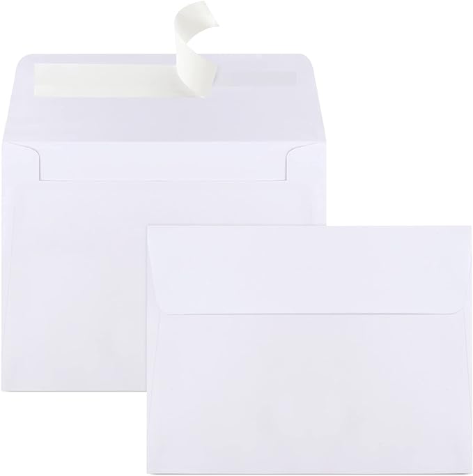 70 Packs Invitation Envelopes, A2 Envelopes White, Postcard Envelopes, Envelopes for 4.5x5.5 Cards, Envelopes for Invitations, Envelopes Self Seal for Photos RSVP, Greeting Cards