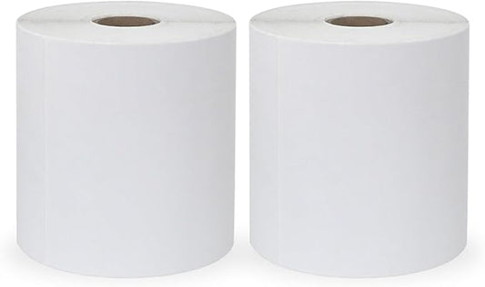 4"x6" Direct Thermal Shipping Labels 600 Lables/2 Roll (300 Pcs per Roll) Compatible with Zebra Rollo Beeprt Printer Permanent Adhesive