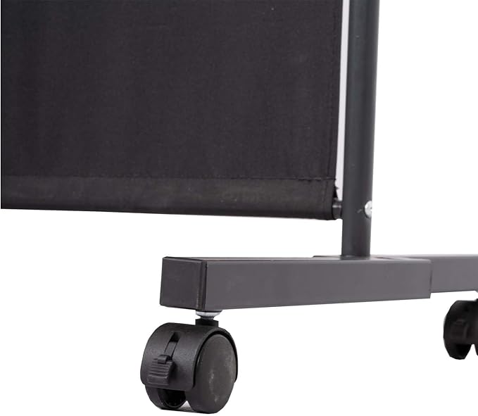 Room Divider Portable 22'' Partition Room Dividers and Folding Privacy Screens Single Panel Wall Divider for Room Separation, Freestanding Fabric Room Divider Panel with Wheel for Home Office Hospital