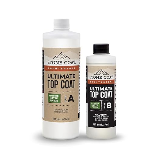 Stone Coat Countertops Ultimate Top Coat 24 Oz - Extra Scratch and UV Resistance for Ultimate Surface Protection (Matte Finish)