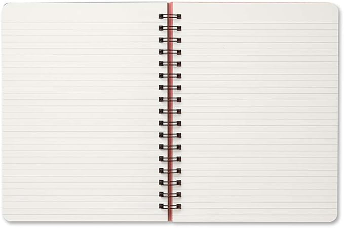 Compendium Spiral Notebook - Good Things Start Here — A Designer Spiral Notebook with 192 Lined Pages, College Ruled, 7.0”W x 9.25”H