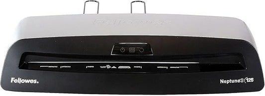 Fellowes Neptune 3 125 Laminator with 10 Pouches, 12.5 Inch (5721401), Silver, Black