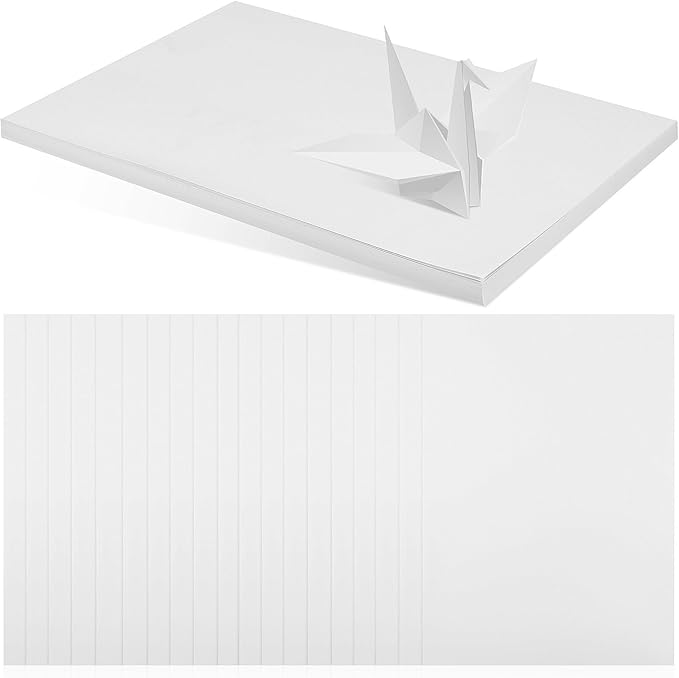 50 Sheets White Cardstock Paper 8.5 X 11 Inch, 180g a4 Printer Paper for Diy Crafts, Scrapbooking, Invitations, Decorations