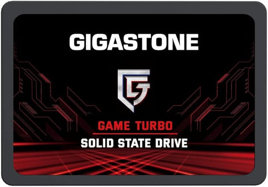 Gigastone SATA SSD 256GB 2.5 inch SSD 520MB/s Upgrade Laptop PC Memory and Storage PS4 HDD Replacement 2.5" Internal Solid State Hard Drives SATA III SLC Cache 3D NAND Game Turbo Performance