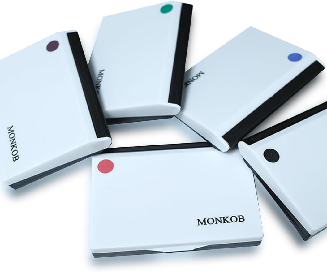 Black Ink Stamp Pad 2.75" x 3.93", Ink Paste Used for Office, Home, Crafting, DIY (Black)