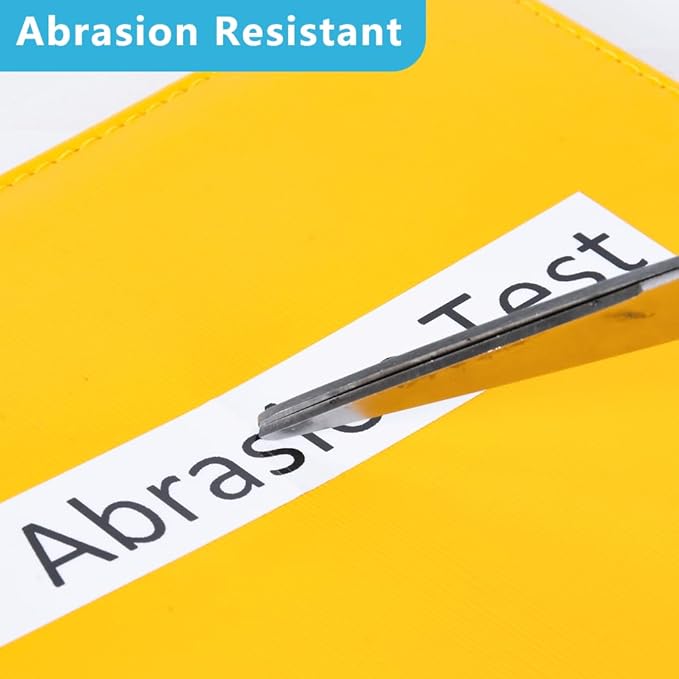 Hehua 18mm 0.7 Laminated White TZ Tape Compatible for Brother Label Maker TZe241 TZ-241 TZ241 TZe 241 3/4 x 26.2ft Label Tape for Ptouch PT D400 D600 D610BT P710BT P750W, Black on White, 5 Pack