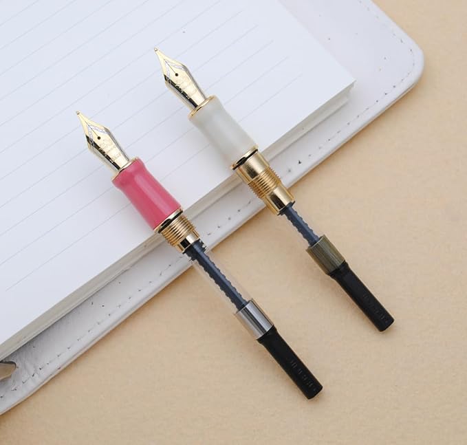 JINHAO 100 Fountain Pen with Ink Converter (Medium Nib 0.7mm, Guava)