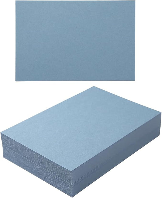 50 Sheets Blank Cardstock Paper 250 GSM Thick Heavy Cards Stock for DIY Art Projects, Card Making, Postcards, Greeting Cards, Birthday Party, Wedding Invitations (Dusty-Blue, 4x6 inches)