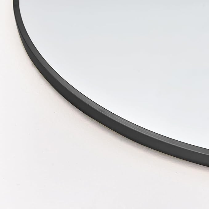 Full Length Mirror, Arched Floor Mirror, 41" x 81" Oversized Full Length Mirror, Freestanding, Full Body Mirror, Arch Mirror Full Length, Wall Mounted Mirror for Bedroom, Black