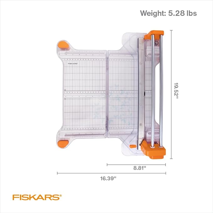 Fiskars ProCision Rotary Bypass Trimmer, 12-Inch, orange