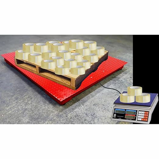 Liberty Scales LS-700-DC Dual Counting Smart Weighing Systems, Size 24" x 24" (4' x 4') - C-Scale (66 lb x .002 lb) / Floor Scale 10.000 lb x 1 lb