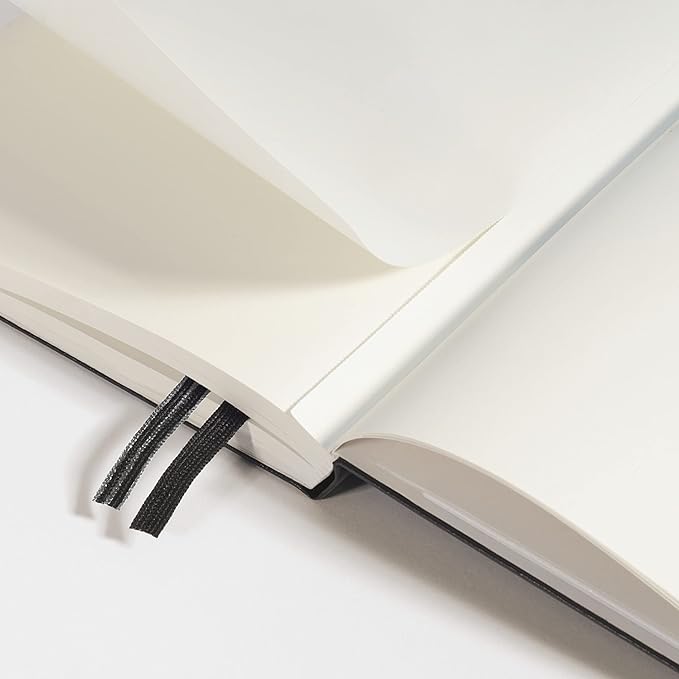 LEUCHTTURM1917 - Notebook Hardcover Medium A5-251 Numbered Pages for Writing and Journaling - Thinking Ahead (Ruled Paper, Deep Sea)