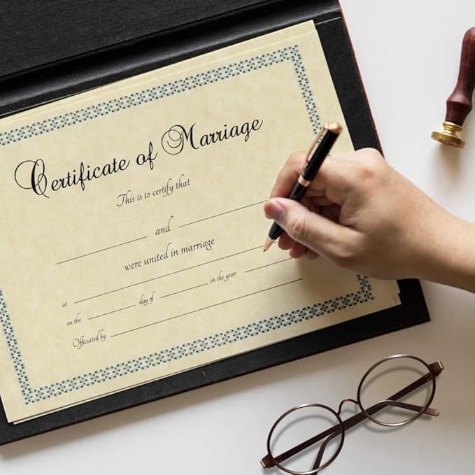 120 Sheets Parchment Paper for Certificates, 8.5" x 11", 100 GSM Double-Sided Stationery Paper for Resumes & Diplomas, Printer-Friendly (Ivory)