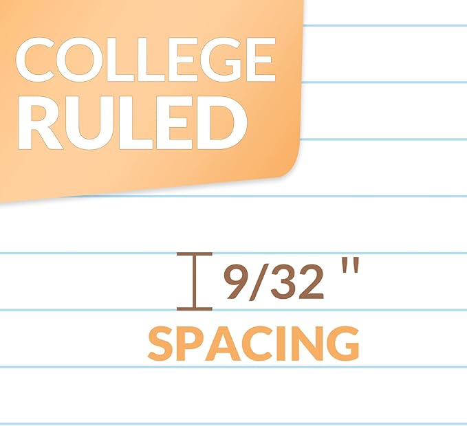 SUNEE Spiral Notebooks, 1-Subject, 20 Pack, College Ruled Paper, 8" x 10-1/2", 70 Sheets per Notebook,3-Hole Punched Paper, Pink,Purple, Blue, Green, Yellow Spiral Lined Notebooks for School,Work