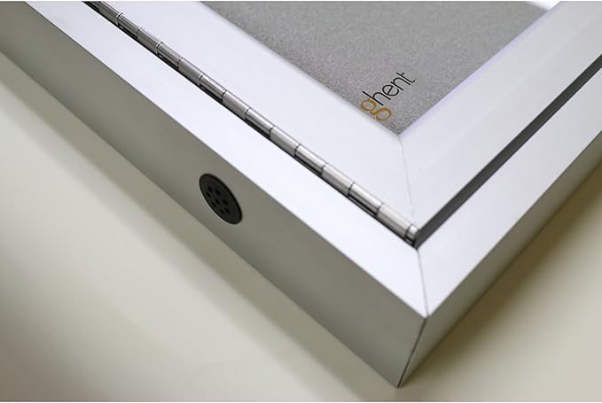 Ghent 48"x72" 2-Door Outdoor Enclosed Vinyl Bulletin Board, Shatter Resistant, with Lock, Satin Aluminum Frame - Silver (PA34872VX-193), Made in The USA